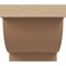 Ekena Millwork 10"W x 10"D x 10"H Wide Alpine Rough Cedar Woodgrain TimberThane Corbel, Primed Tan CORUR10X10X10ALPRCPR - alternate 2